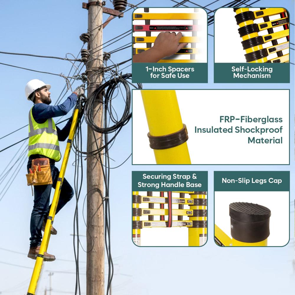 FRP TELESCOPIC LADDERS 