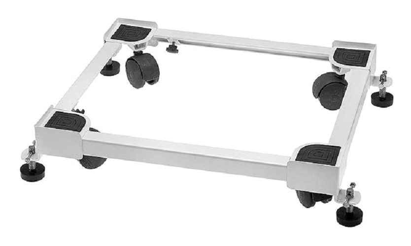 Heavy Duty Washing Machine Moving Trolley With Wheels Suitable Lg - Color: White & Black