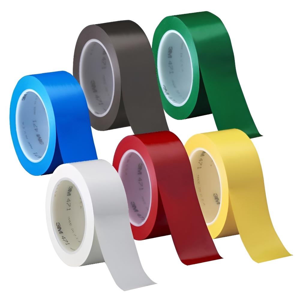 3m Rubber Adhesive Vinyl Tape - Color: Red