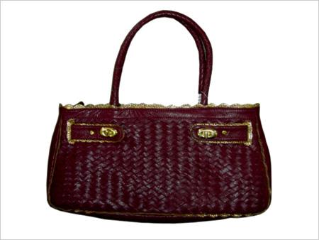 Weaving Leather Bag