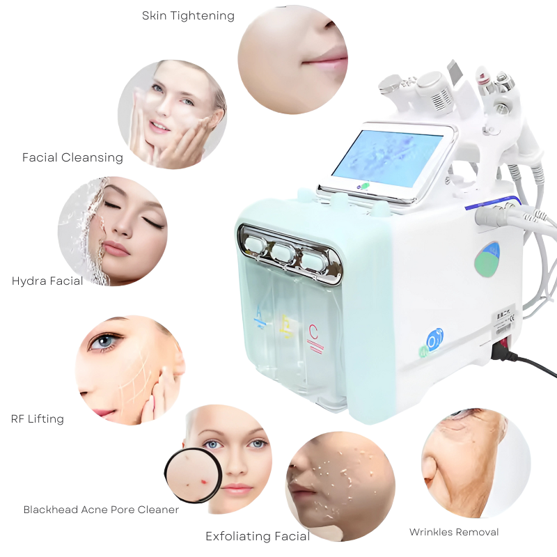 7 in 1 Hydrafacial Machine Hydrodermabrasion Machine Hydra Facial Deep Clear Hydrofacials Machine