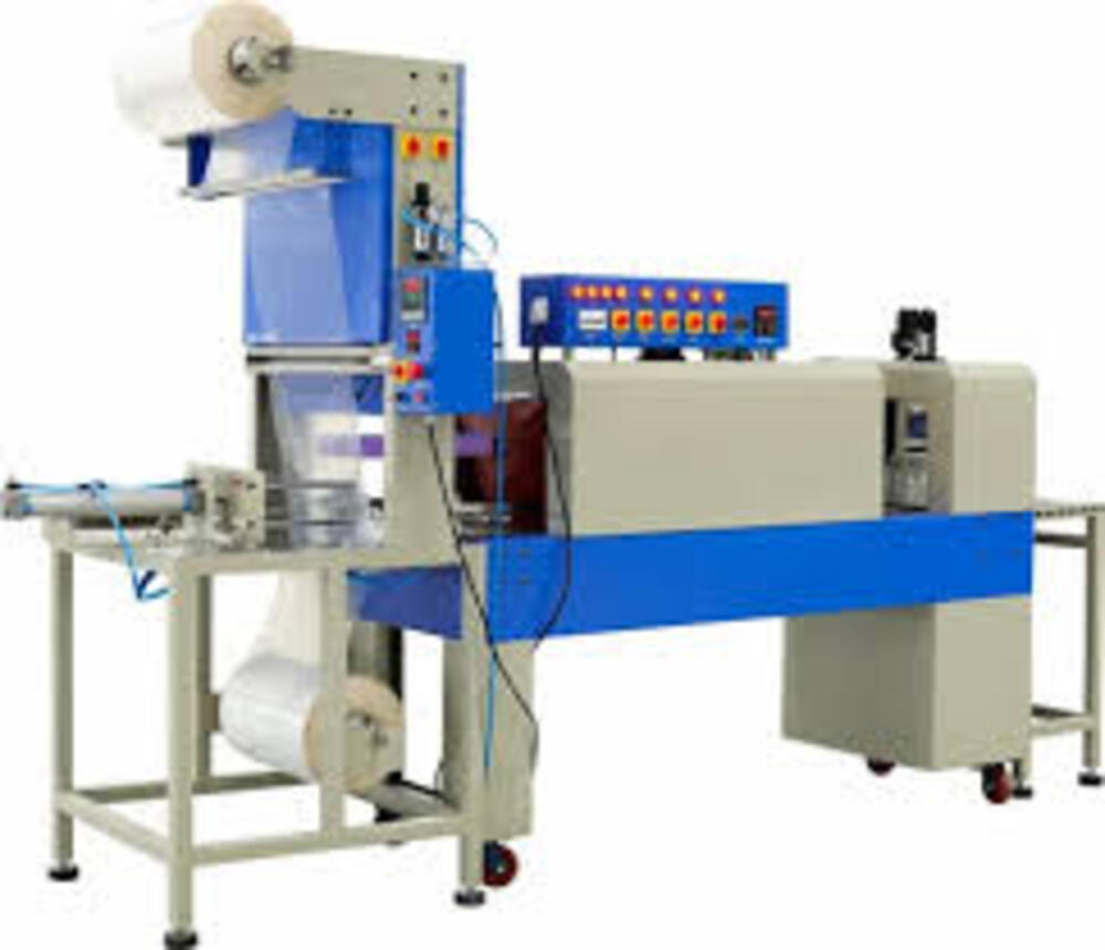 Mild Steel Web Sealer With Shrink Machine