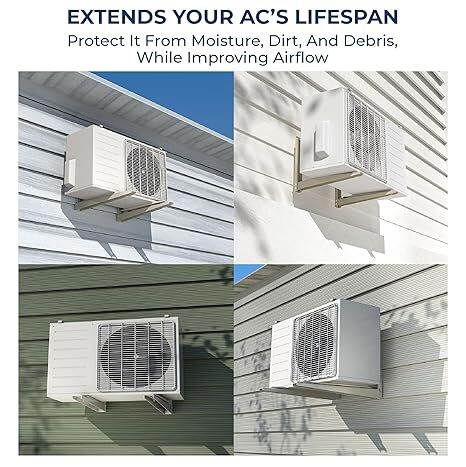 Unibox 24 Inch MS Wall Mount Split AC Stand Powder Coated