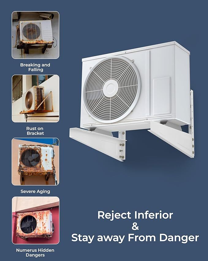 Wall Mount Ac Stand 18inch For 2ton Ac - Color: White at Best Price in ...