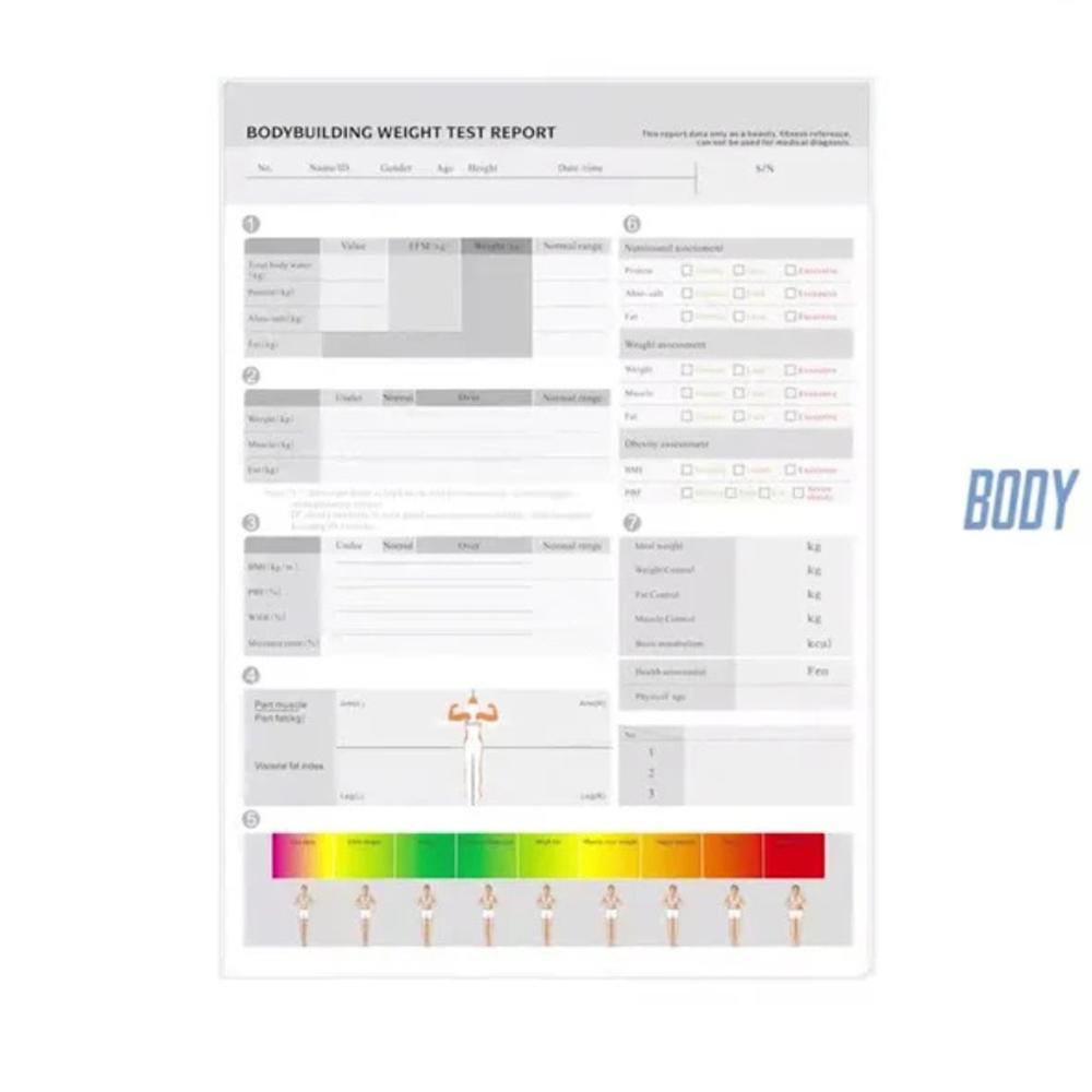 Body Composition Analyzer - Color: White
