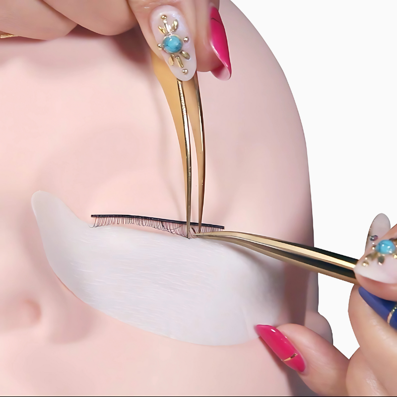 Kostech Mannequin Head For Makeup Practice - Color: Pink
