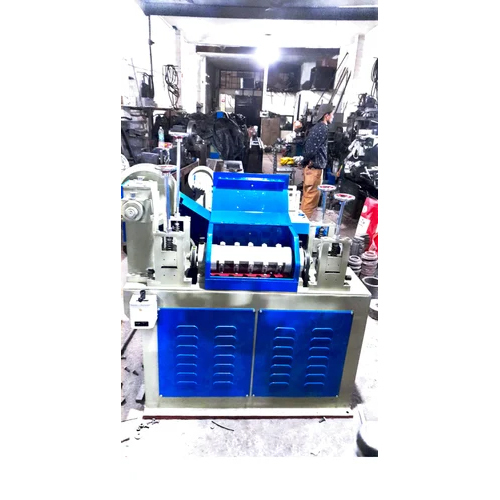 Model 8 Wire Straightening And Cutting Machine - Color: Blue