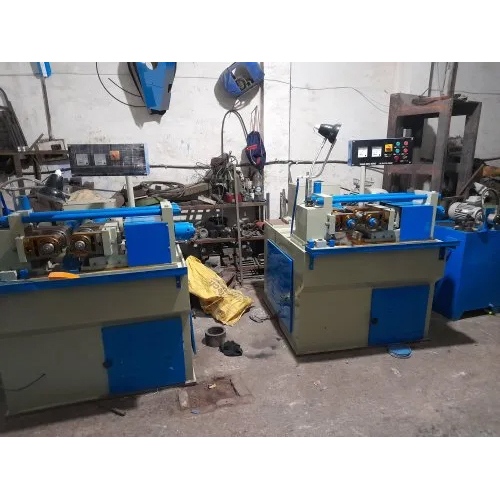1 Inch High Speed Automatic Thread Rolling Machine - Color: Blue Paint Coated