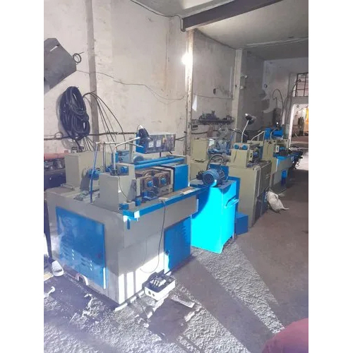 1 Inch High Speed Automatic Thread Rolling Machine - Color: Blue Paint Coated