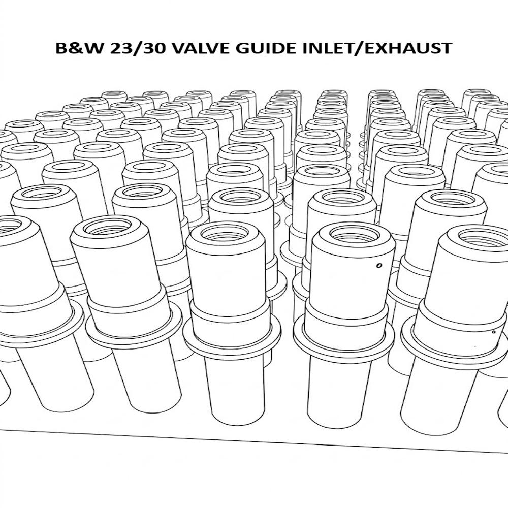 B&W 23/30 Valve Guide Inlet/Exhaust