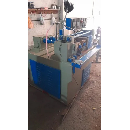 Knurling Thread Rolling Machine Slow Speed - Color: White And Blue