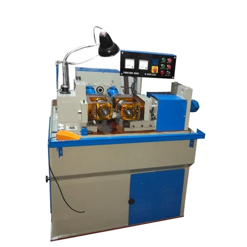Knurling Thread Rolling Machine Slow Speed - Color: White And Blue