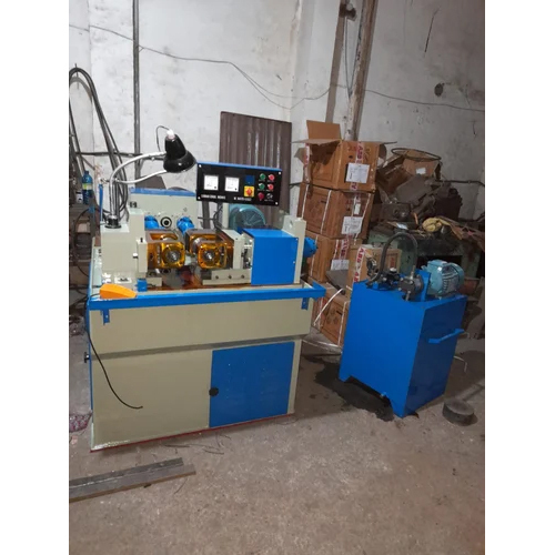 20mm Thread Hydraulic Thread Rolling Machine - Color: White And Blue