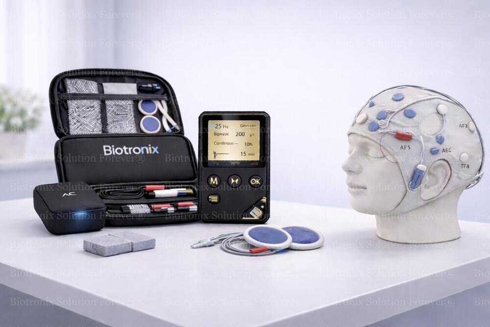 Hospital Grade Brain Stimulation System With TVNS