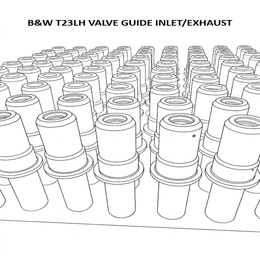 B&W T23LH Valve Guide Inlet/Exhaust