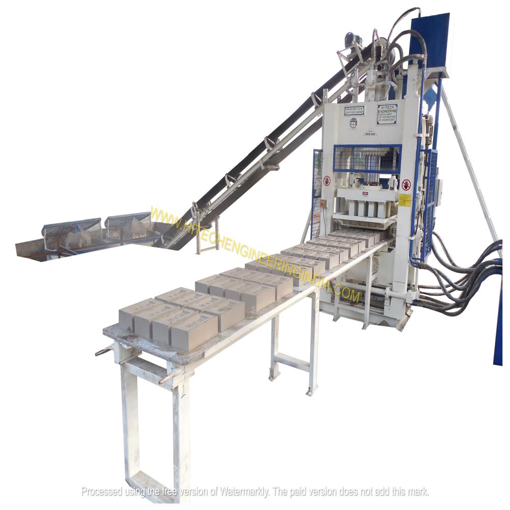 Automatic fly ash brick making machine