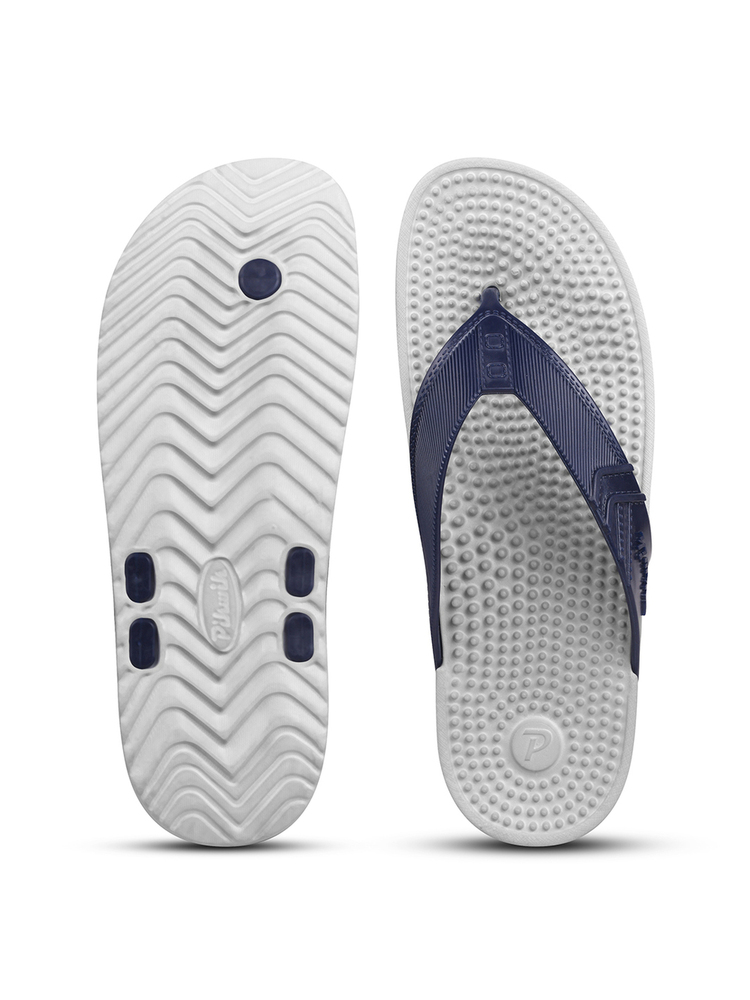 Mens MEDIFIT Light Grey Acupressure Slipper