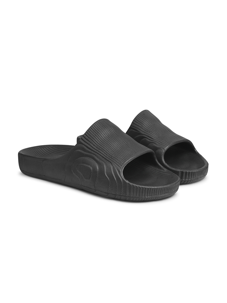 Mens Dark Grey Captain Slipper