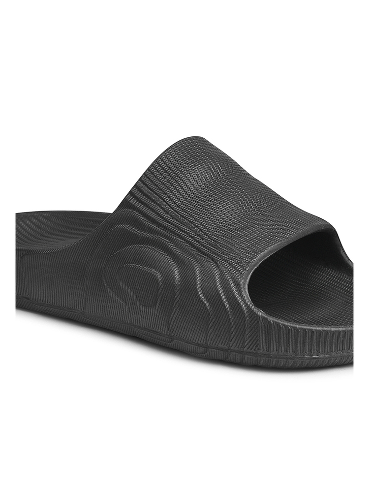 Mens Dark Grey Captain Slipper