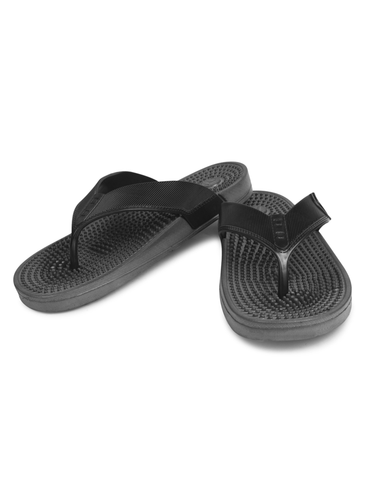 Mens MEDIFIT Dark Grey Acupressure Slipper