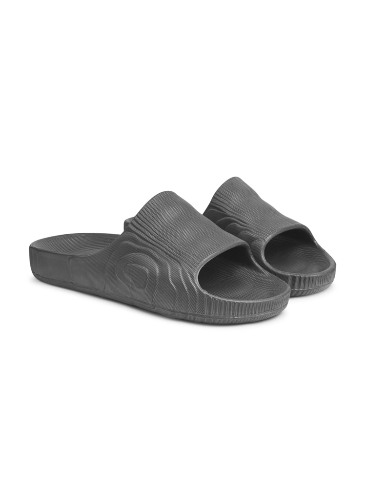 Mens Light Grey Captain Slipper