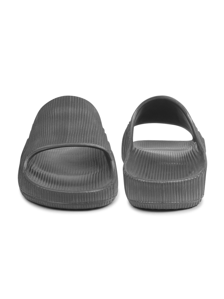 Mens Light Grey Captain Slipper