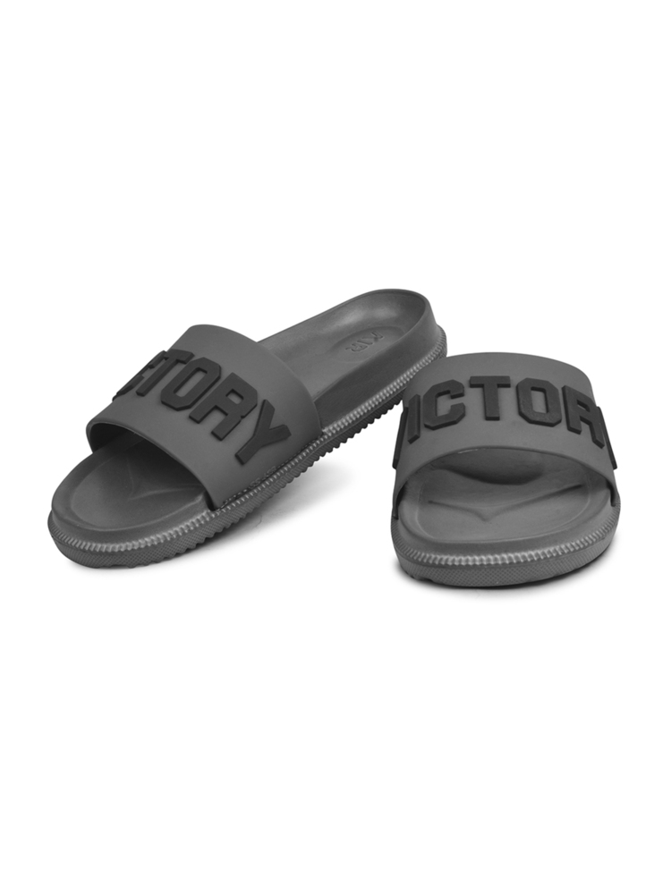 Mens Grey Bolt Victory Slipper