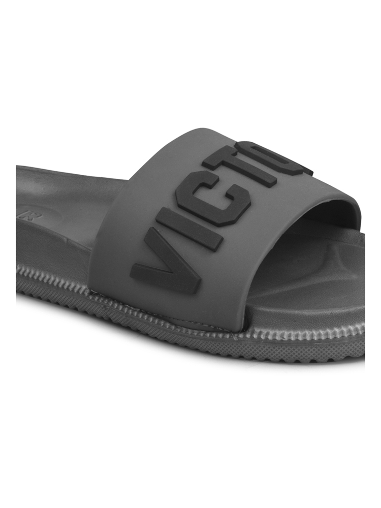 Mens Grey Bolt Victory Slipper