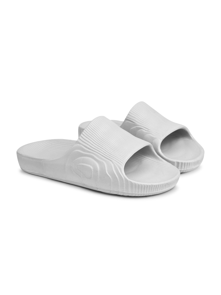 Mens White Captain Slipper