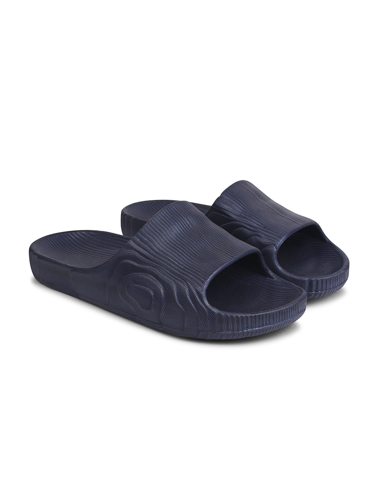 Mens Navy Blue Captain Slipper