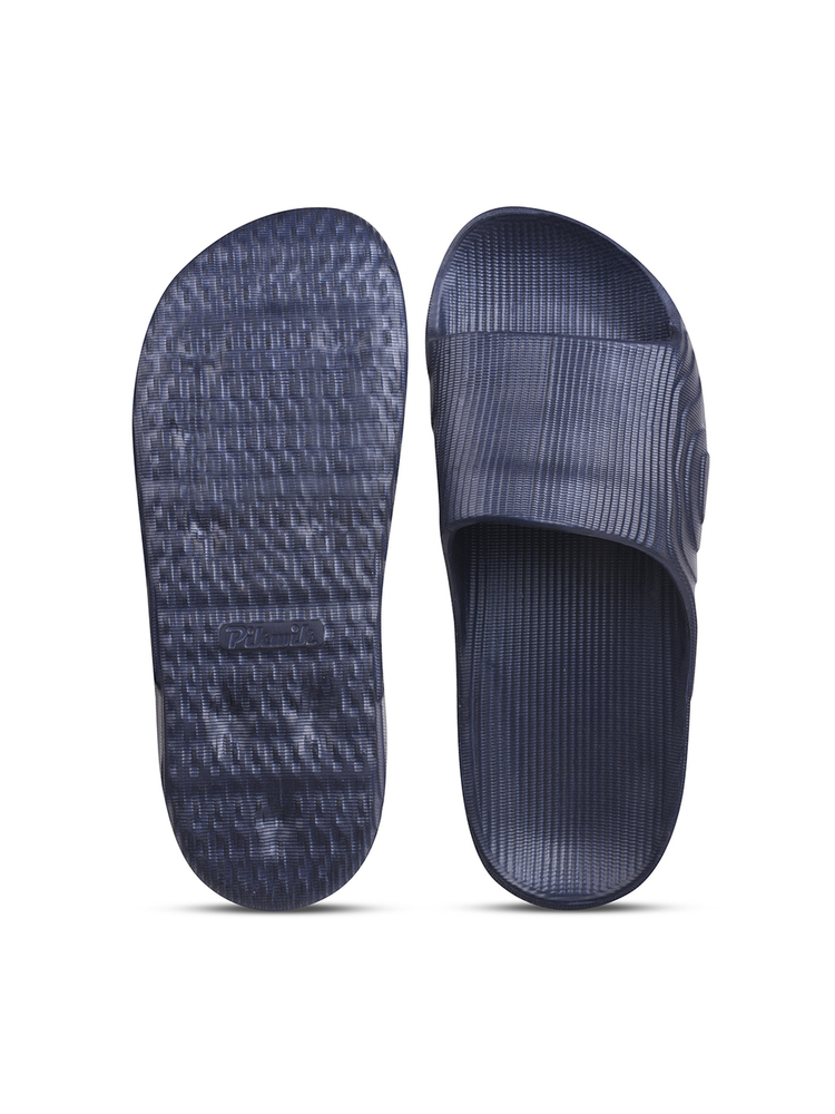 Mens Navy Blue Captain Slipper