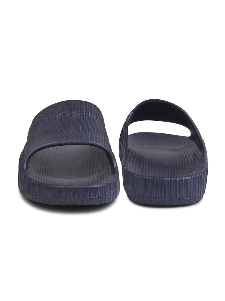 Mens Navy Blue Captain Slipper