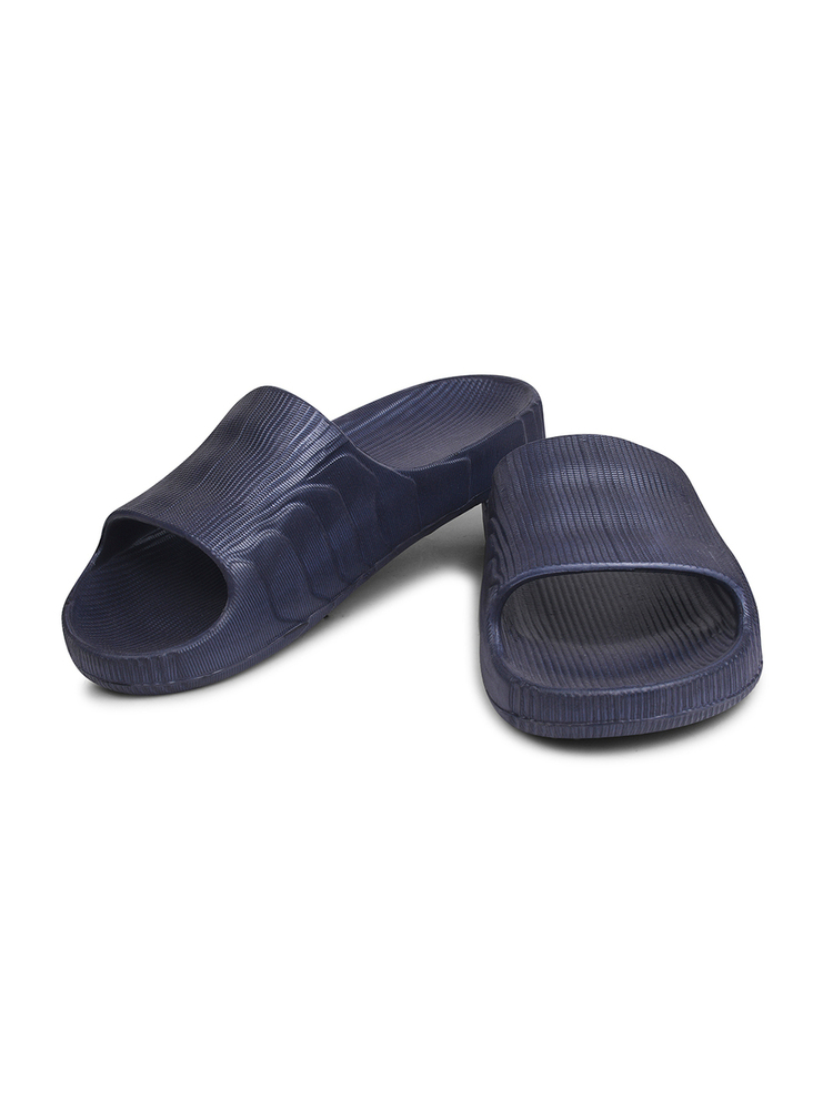 Mens Navy Blue Captain Slipper