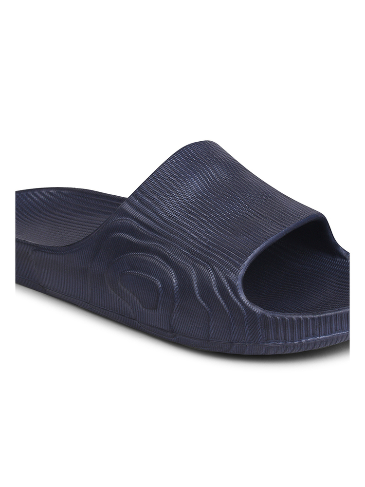 Mens Navy Blue Captain Slipper
