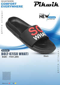 Mens Bolt07 So What Printed Slipper