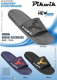 Mens Ninja03 Deer Printed Slipper
