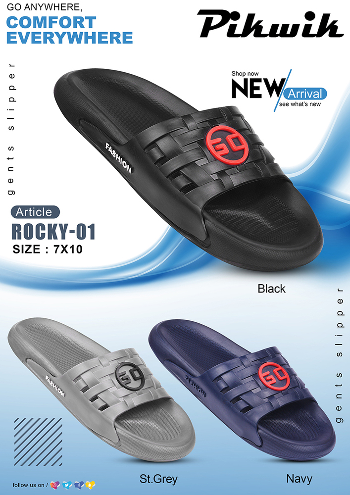 Mens Rocky01 Casual Slipper