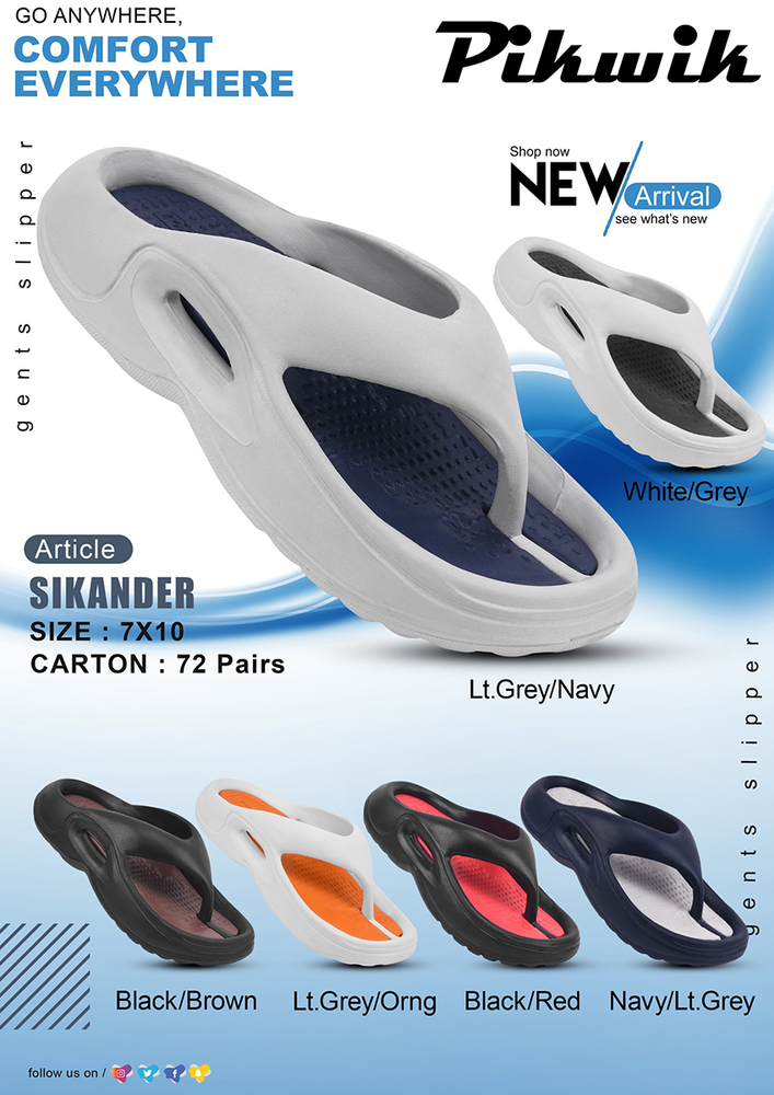 Mens Sikander Comfort Slipper