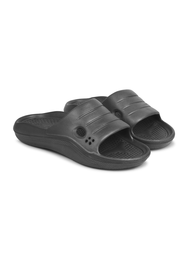 Mens Pilot Light Black Sandal