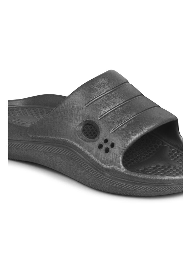 Mens Pilot Light Black Sandal