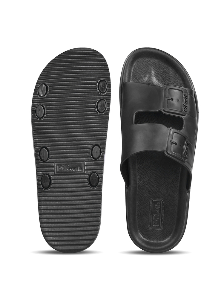 Force Comfortable Dark Black Sandal
