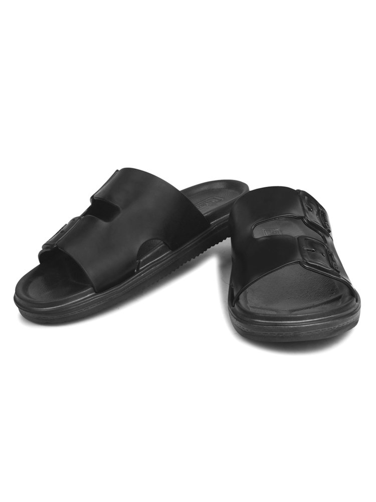 Force Comfortable Dark Black Sandal