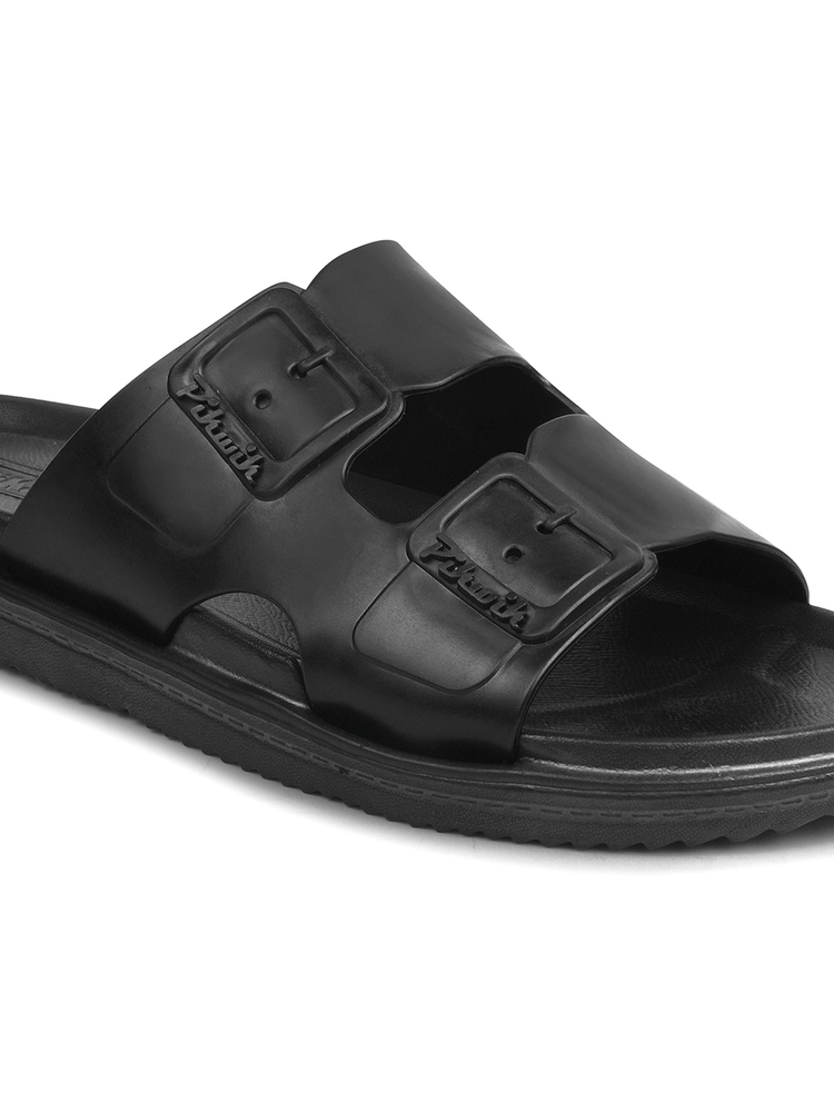 Force Comfortable Dark Black Sandal