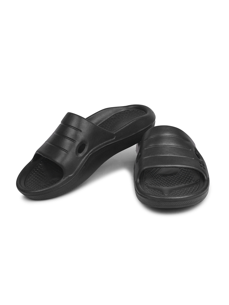 Mens Pilot Black Sandal