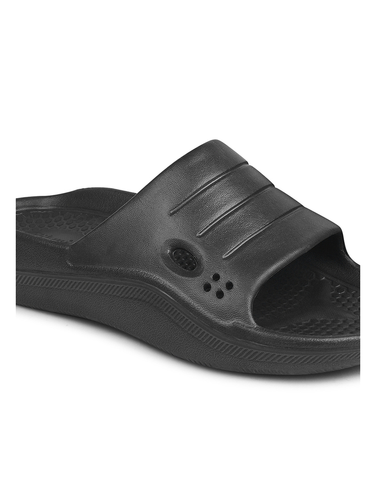 Mens Pilot Black Sandal