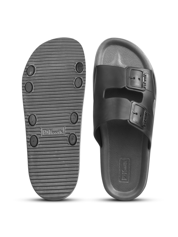 Force Comfortable Black Sandal - Size: 6-10