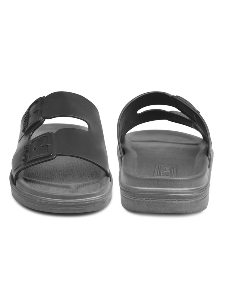 Force Comfortable Black Sandal - Size: 6-10