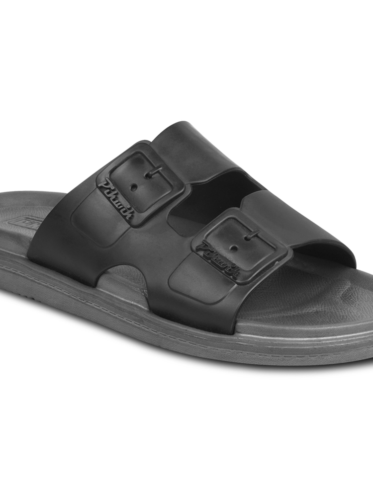 Force Comfortable Black Sandal - Size: 6-10