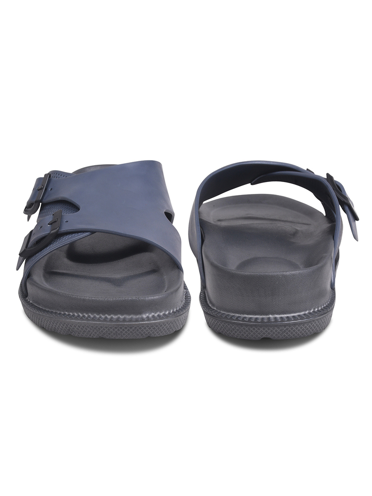 Mens P Touch Light Blue Dual Strap Lightweight Comfort Sandal