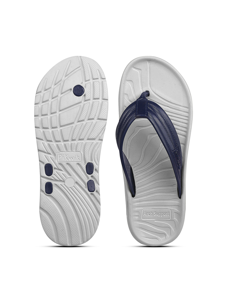 Mens Hoka Blue And White Eva Flip Flop